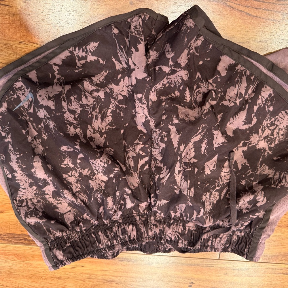 Nike Pink and Black Athletic Shorts